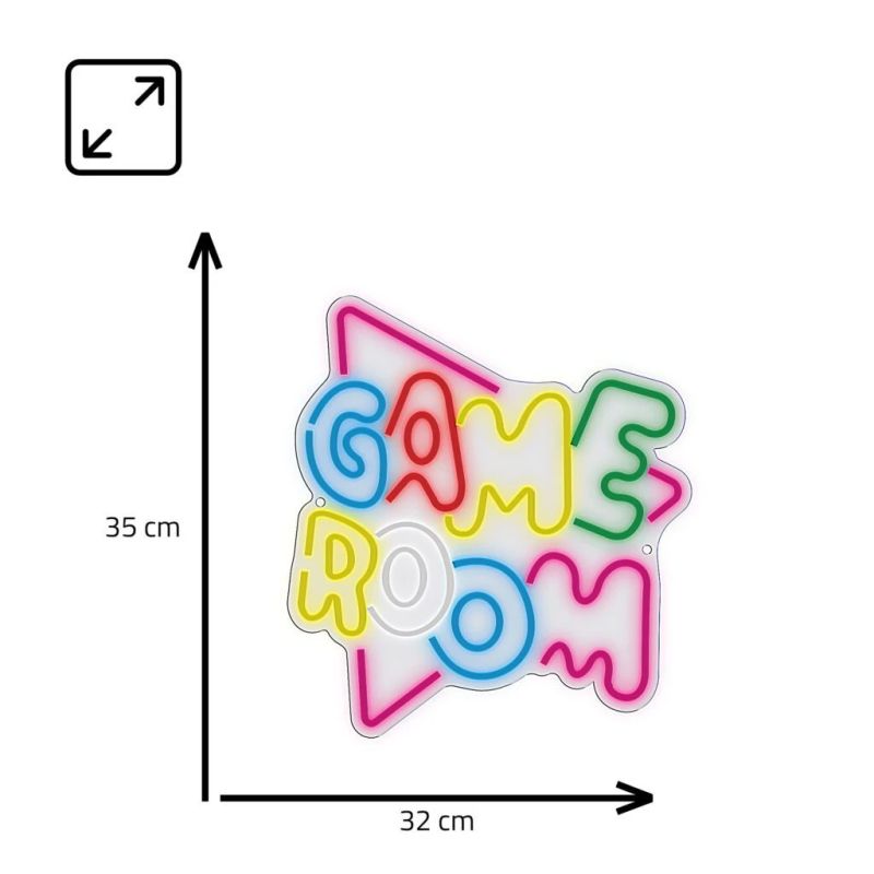 Manta SNL67MT Style Neon Lights GAME ROOM