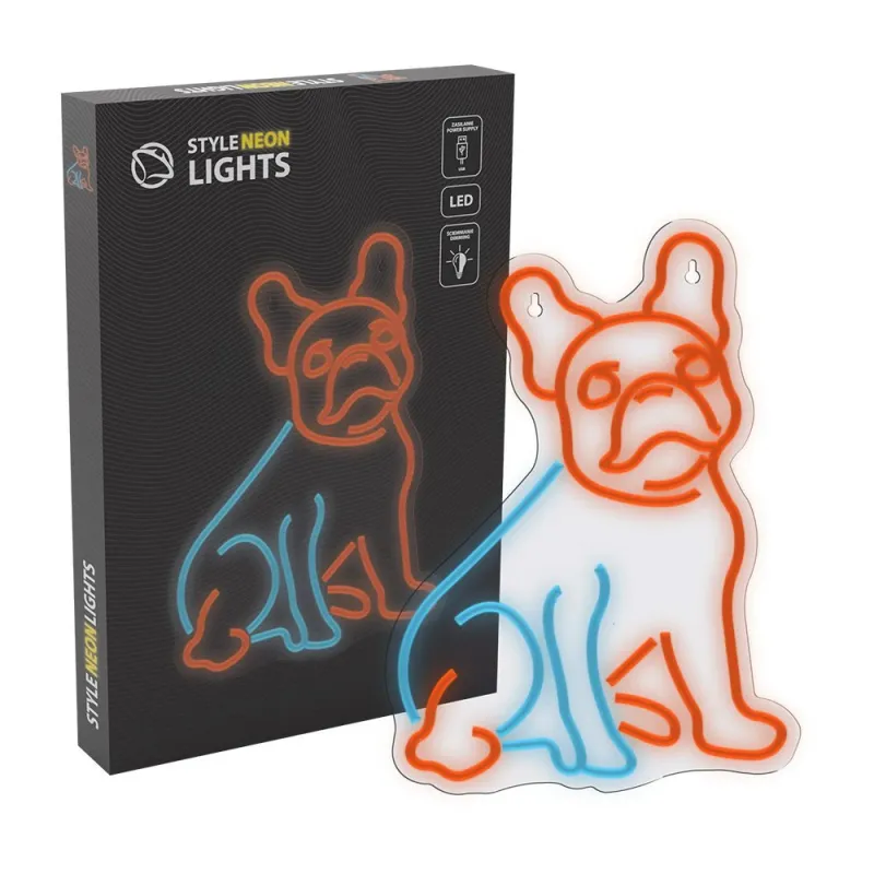 Manta SNL68MT Style Neon Lights FRENCH BULLDOG Multicolor
