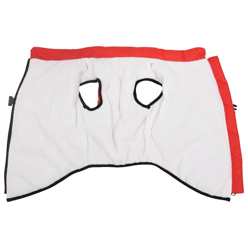 vidaXL suņu mētelis ar iejūgu ūdensizturīgs atstarojošs sarkans L44