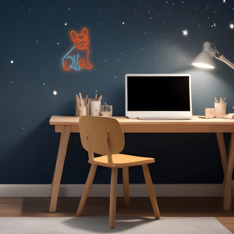 Manta SNL68MT Style Neon Lights FRENCH BULLDOG Multicolor