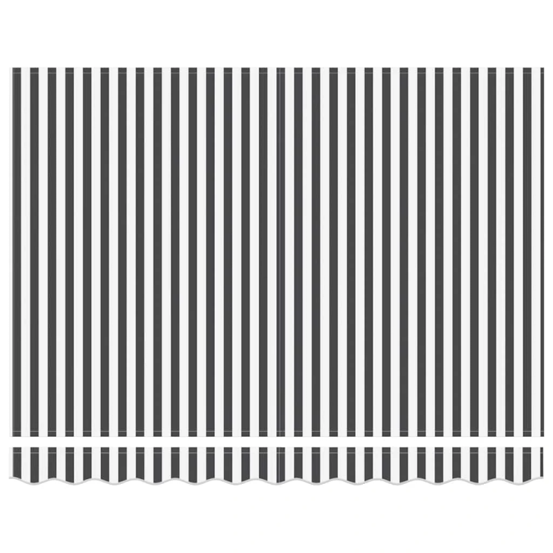 vidaXL automātiski izvelkama markīze, pelēka un balta, 300x250 cm
