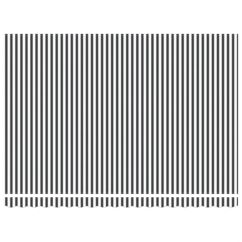 vidaXL automātiski izvelkama markīze, pelēka un balta, 450x300 cm