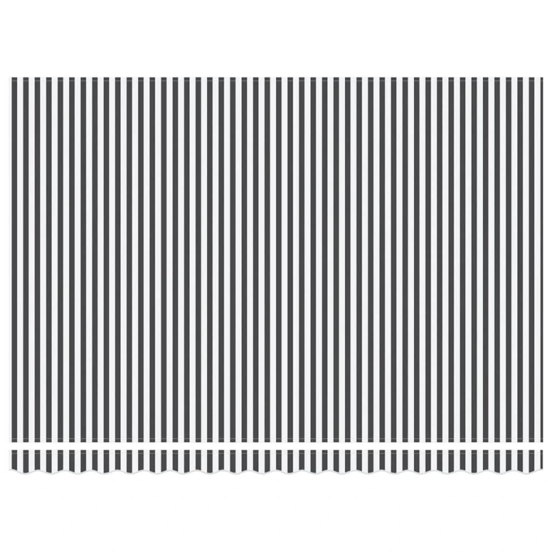 vidaXL Automatinė ištraukiama markizė, antracito ir balta, 450x300cm