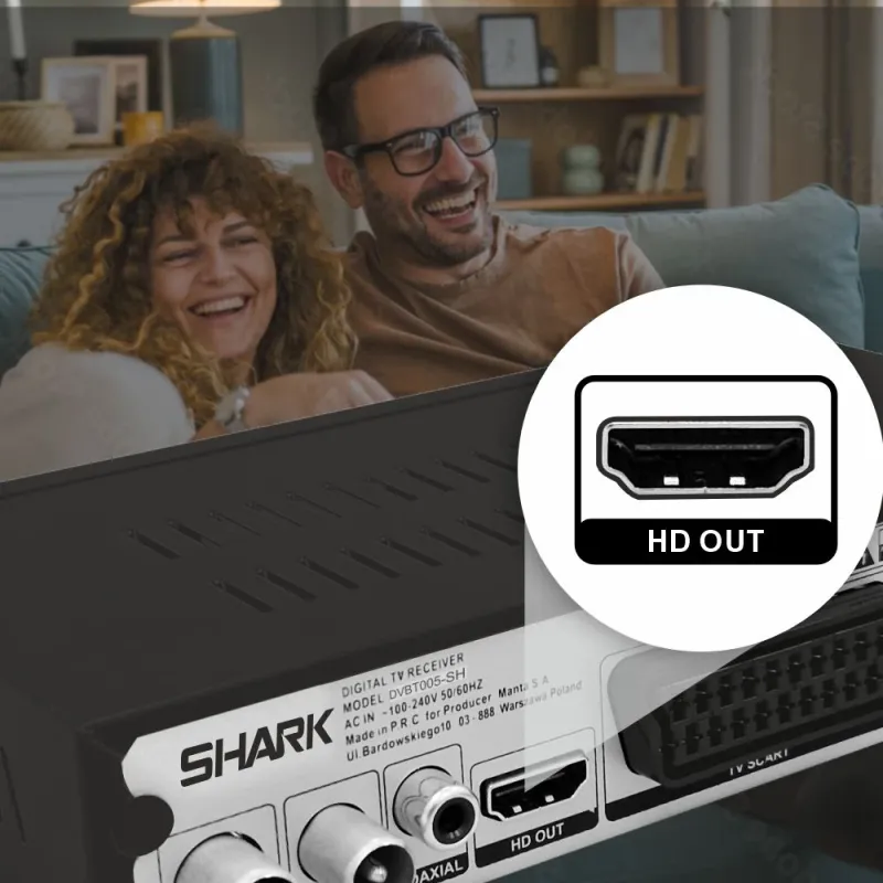 Manta DVBT005-SH Tuner for TV DVBT-T2-HEVC SHARK