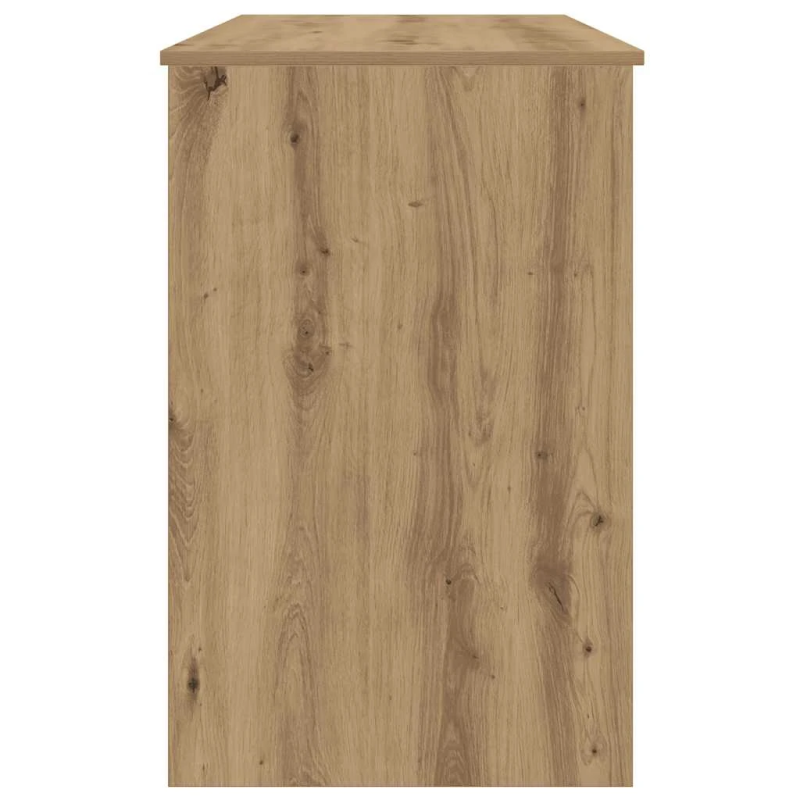 vidaXL rakstāmgalds, koka krāsa, 100x50x76 cm, inženierijas koks
