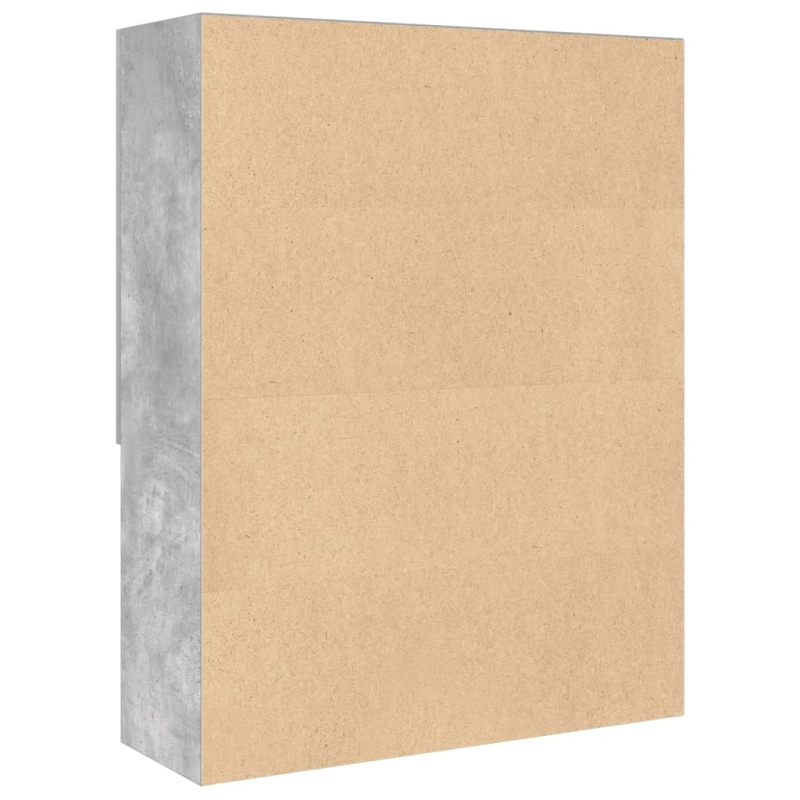 vidaXL veļasmašīnas skapītis, 70,5x25,5x90 cm, betona pelēks