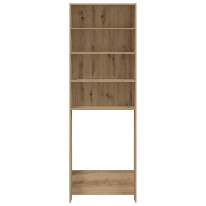 vidaXL Veļas mašīnas skapis Artisan Ozols 64x24x190 cm