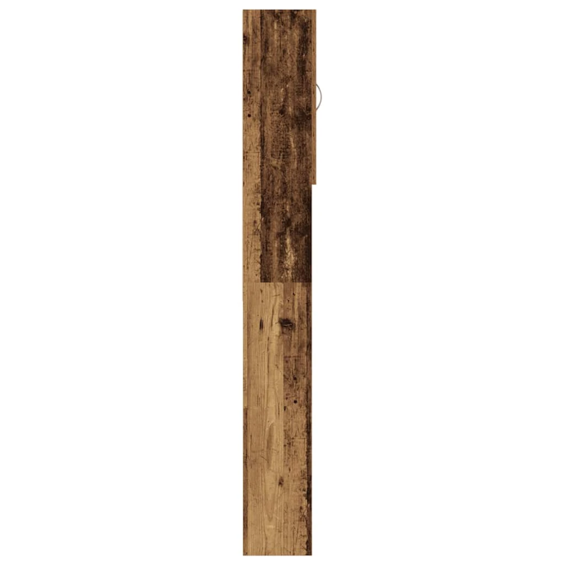 vidaXL veļasmašīnas skapītis, veca koka, 64x25,5x190 cm