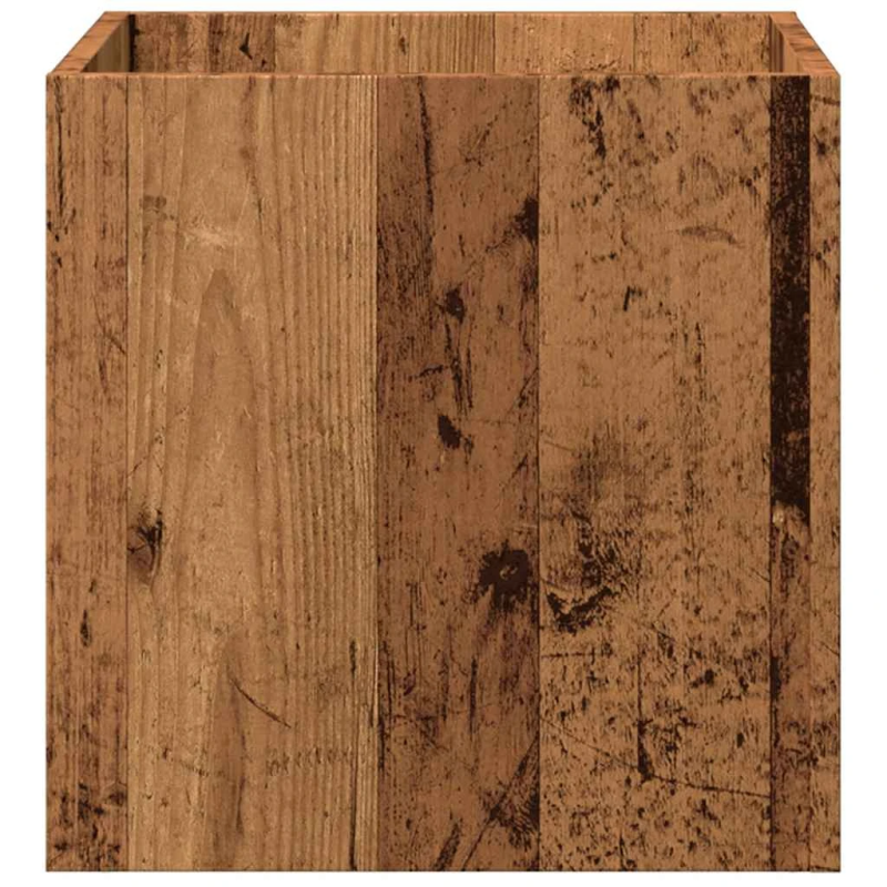 vidaXL stādāmā kaste Old Wood 40x40x40 cm Engineered Wood