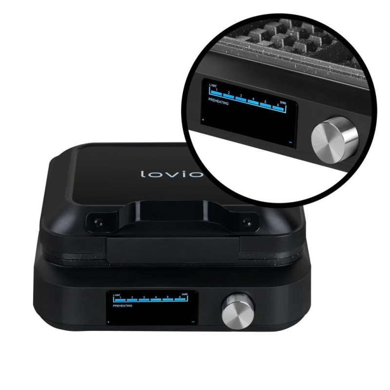 Lovio LVWF002BK Waffle Maker 1500W Black