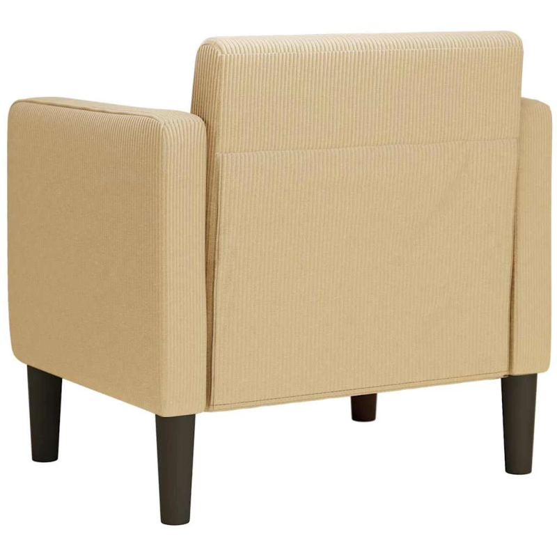 vidaXL dīvāna krēsls ar roku balstiem, pelēkzaļš, 54 cm