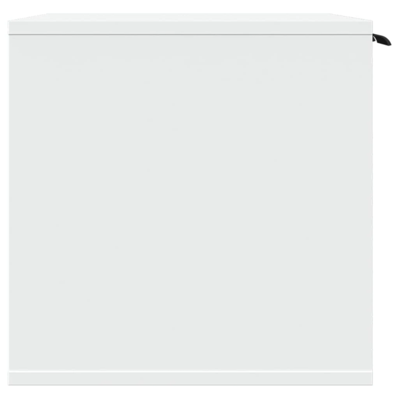 vidaXL Kaķu pakaišu kastes korpuss Balts 60x40x40 cm inženierijas koks