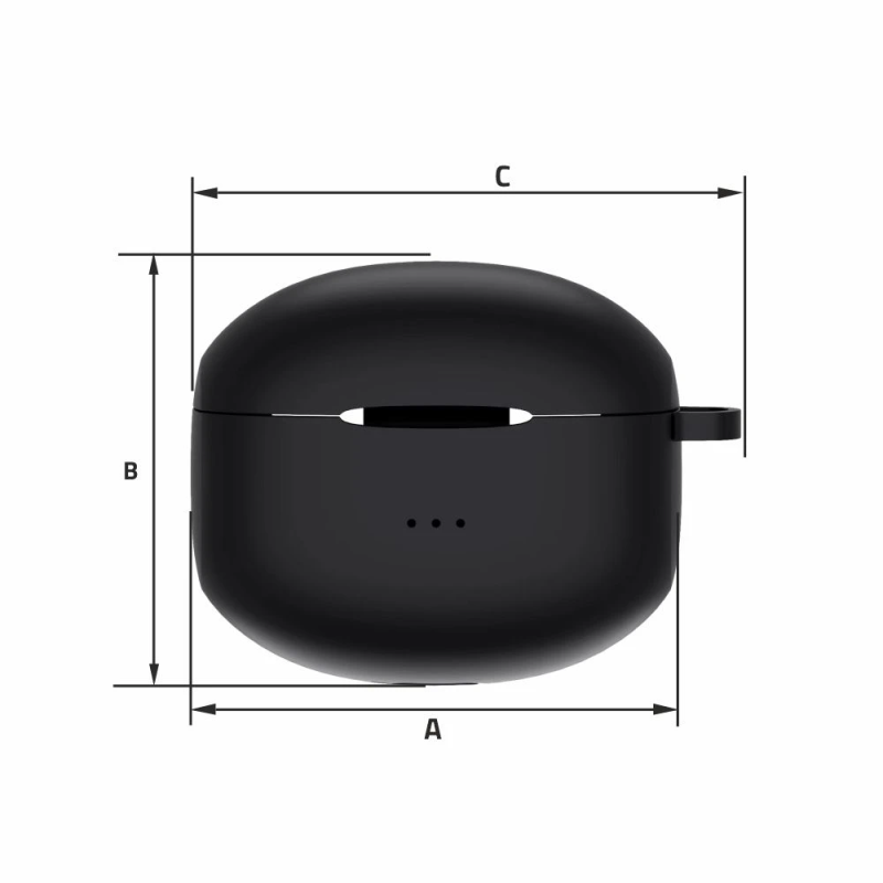 Manta MTWS008ETUI RYTMO Earphones Case, Black