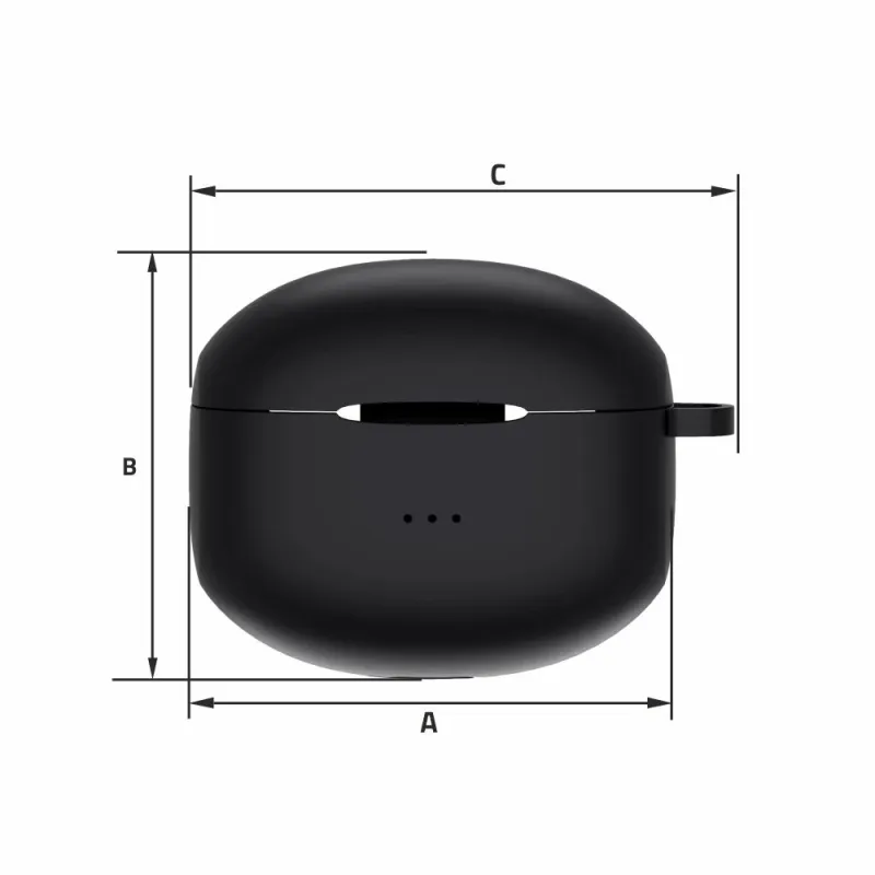 Manta MTWS008ETUI RYTMO Earphones Case, Black