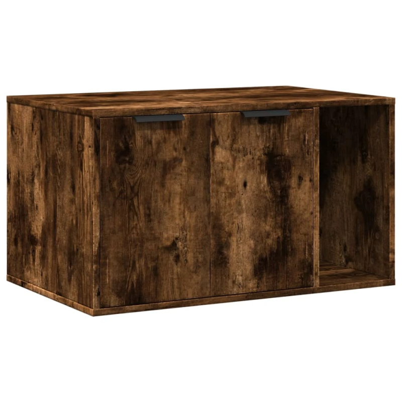 vidaXL Kaķu pakaišu kastes korpuss ozola 80x50x45 cm inženierijas koks