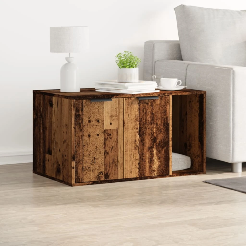 vidaXL Kaķu pakaišu kastes korpuss 80x50x45 cm inženierijas koks