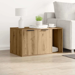 vidaXL Kaķu pakaišu kastes korpuss 80x50x45 cm inženierijas koks