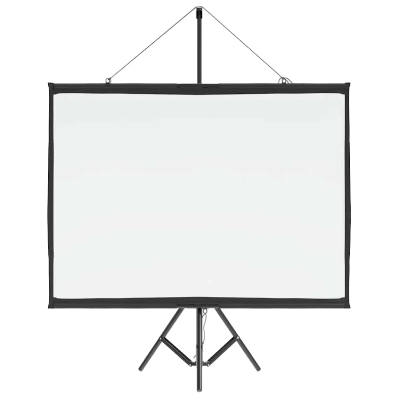 vidaXL projekcijas ekrāns ar statīvu, 72 collas, 4:3