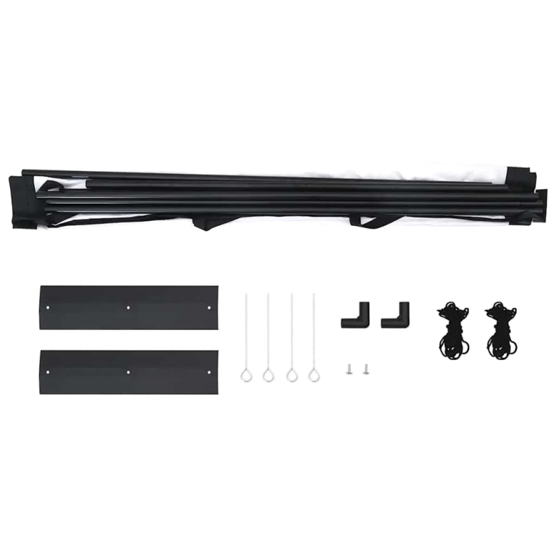 vidaXL projekcijas ekrāns ar statīviem, 84 collas, 4:3