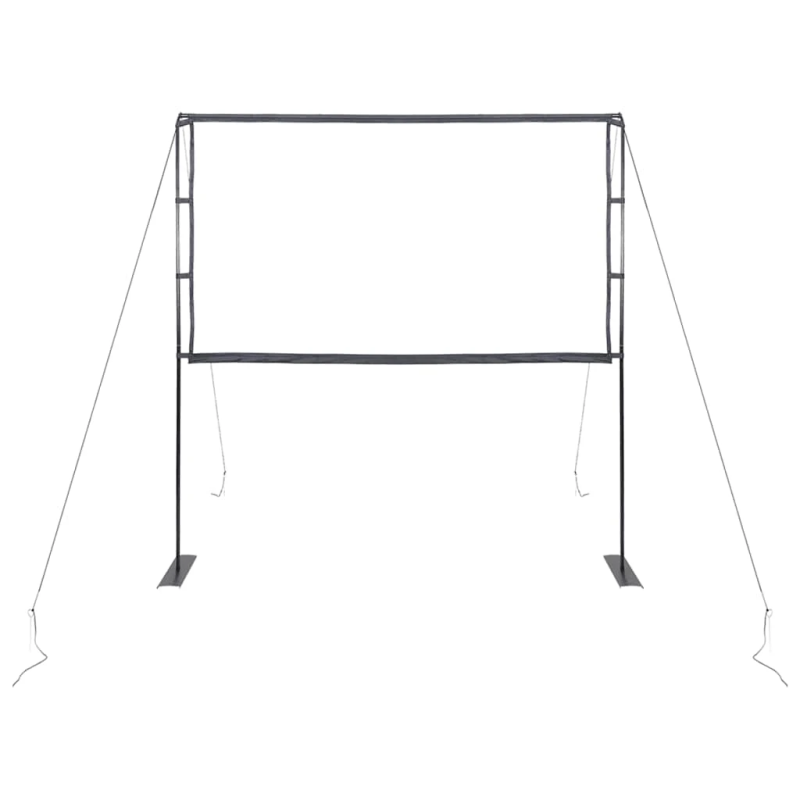 vidaXL projekcijas ekrāns ar statīviem, 84 collas, 16:9