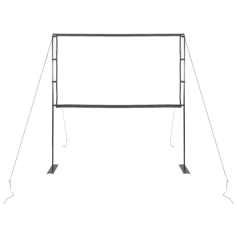 vidaXL projekcijas ekrāns ar statīviem, 100 collas, 16:9