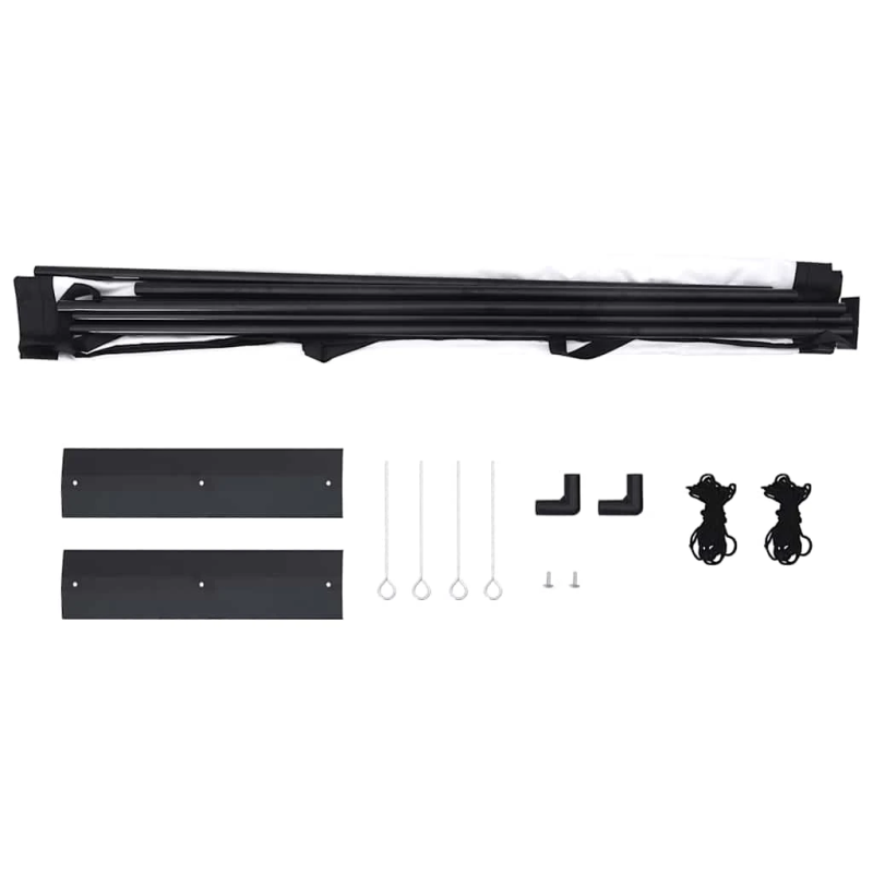 vidaXL projekcijas ekrāns ar statīviem, 108 collas, 16:9