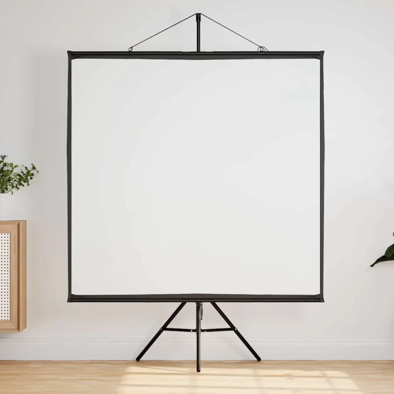 vidaXL projekcijas ekrāns ar statīvu, 67 collas, 1:1