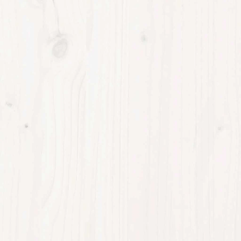 vidaXL koka Ziemassvētku eglīte, balta, 150 cm, priedes masīvkoks