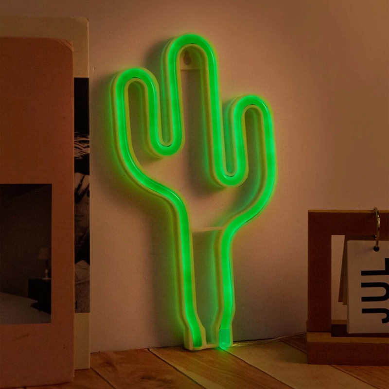 Manta SNL74GN Style Neon Lights CACTUS green