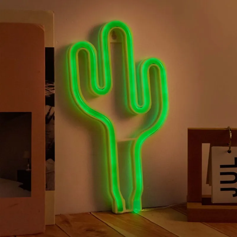 Manta SNL74GN Style Neon Lights CACTUS green