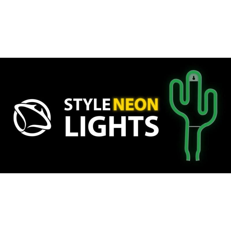 Manta SNL74GN Style Neon Lights CACTUS green