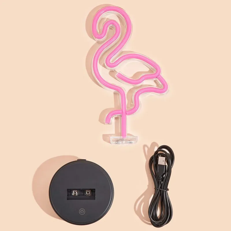 Manta SNL79PK LED lamp Light decoration Flamingo 2 pink