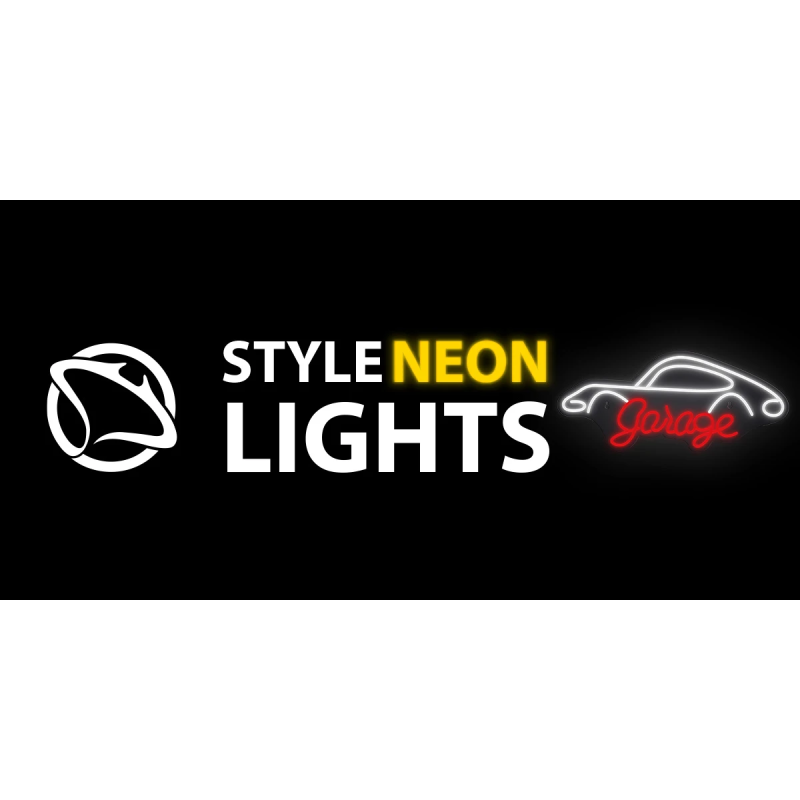 Manta SNL95WH Style Neon Lights Garage white-red