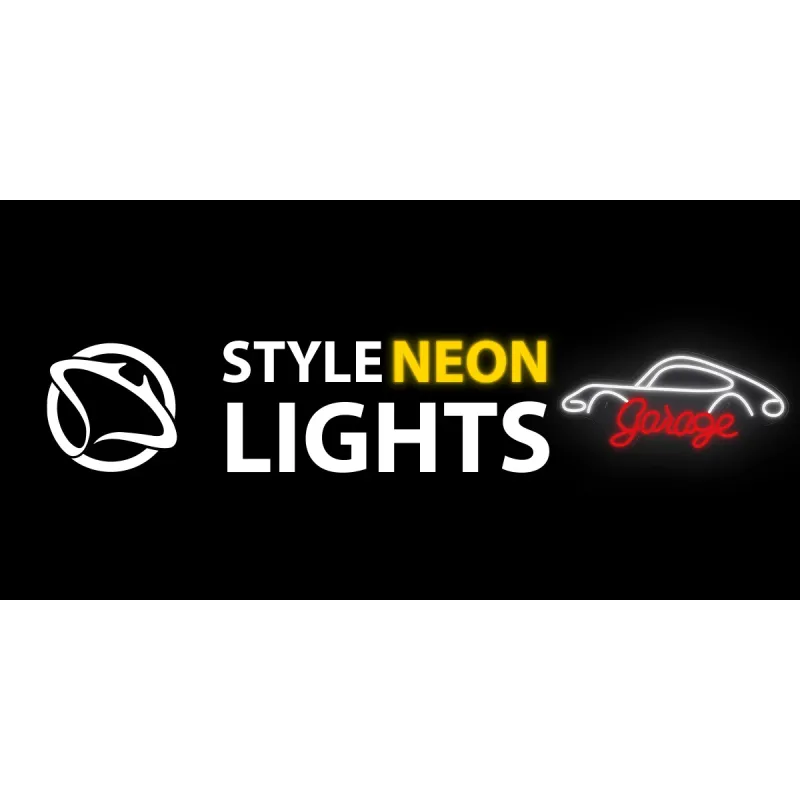 Manta SNL95WH Style Neon Lights Garage white-red