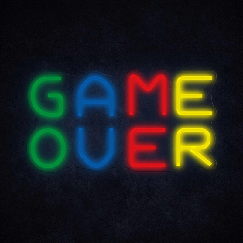Manta SNL102MT Style Neon Lights GAME OVER