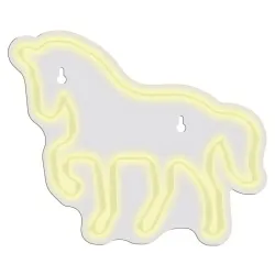 Manta SNL103WH Style Neon Lights HORSE White