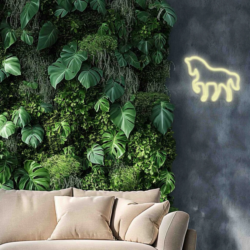 Manta SNL103WH Style Neon Lights HORSE White