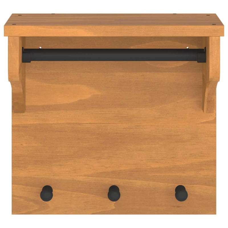 vidaXL Pie sienas stiprināms mēteļu pakaramais SANDNES 43x30x42 cm