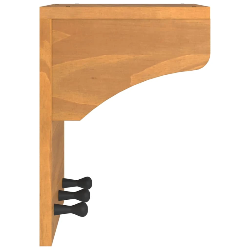 vidaXL Pie sienas stiprināms mēteļu pakaramais SANDNES 43x30x42 cm