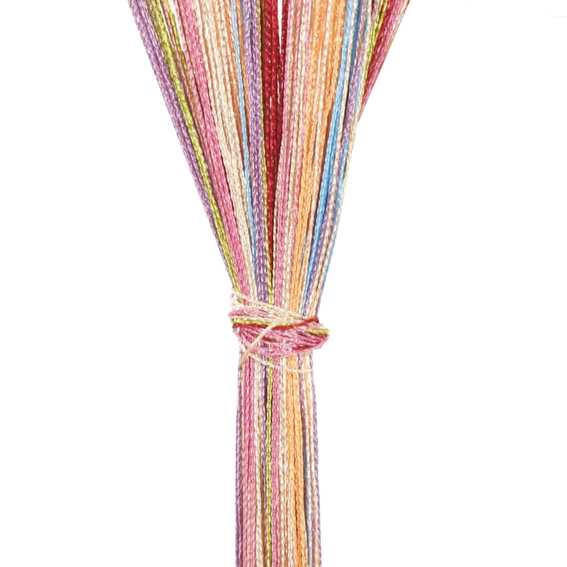 vidaXL bārkšu aizkari, 2 gab., 100x250 cm, daudzkrāsaini