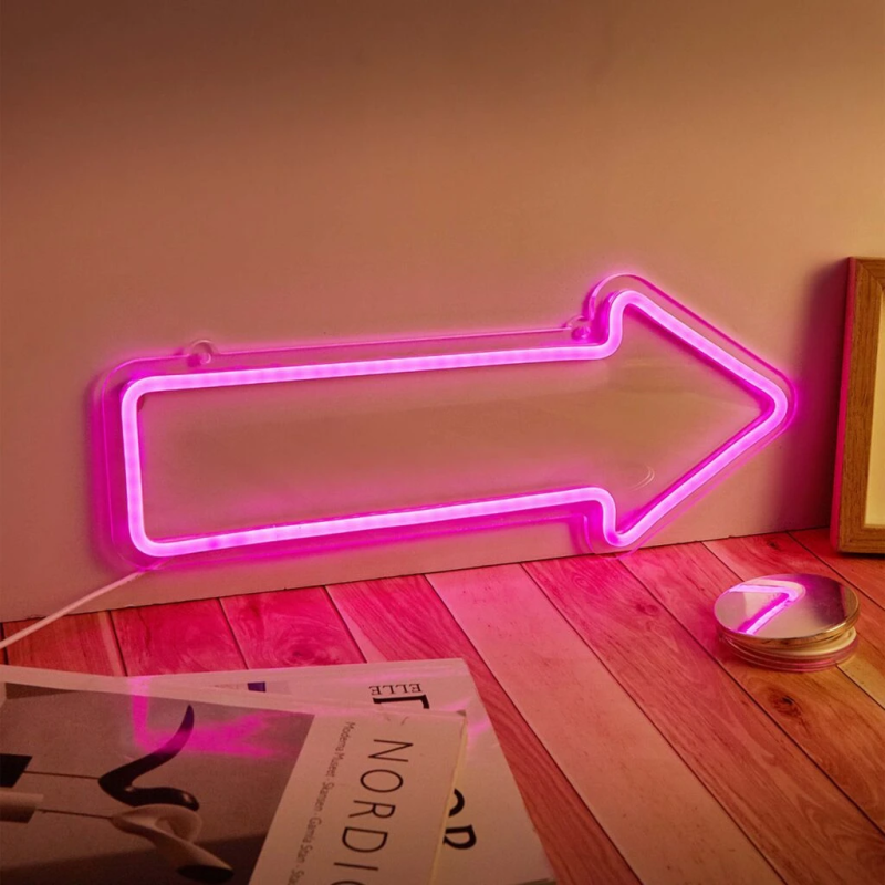 Manta SNL107PK Style Neon Lights ARROW pink