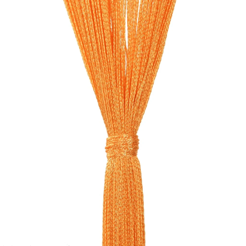 vidaXL bārkšu aizkari, 2 gab., 140x250 cm, oranži