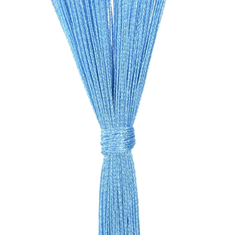 vidaXL bārkšu aizkari, 2 gab., 140x250 cm, gaiši zili