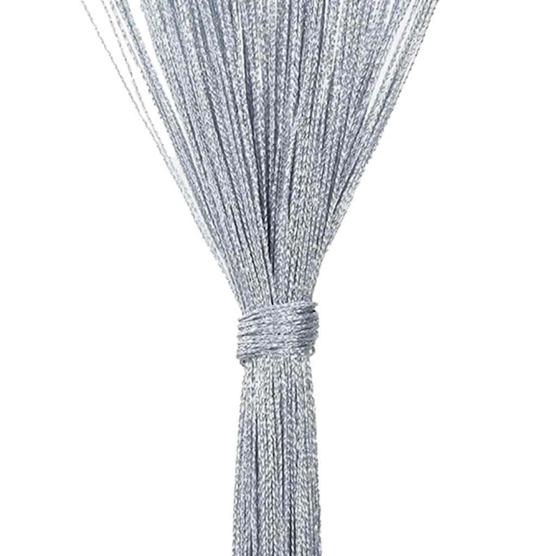 vidaXL bārkšu aizkari, 2 gab., 140x250 cm, gaiši pelēki