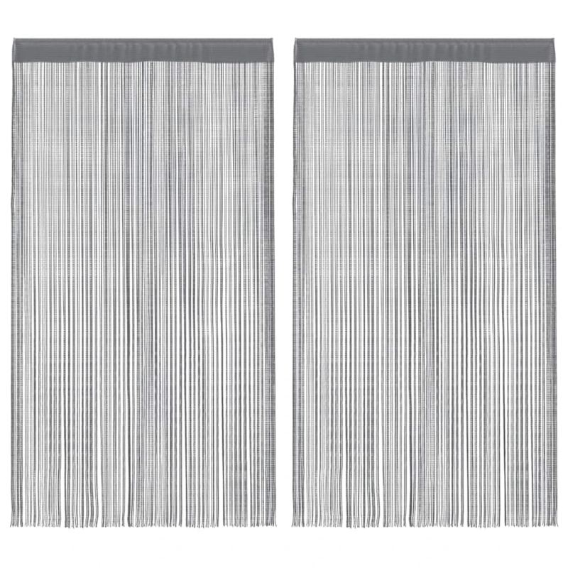 vidaXL auklu aizkari, 2 gab., antracīta krāsā, 140x250 cm