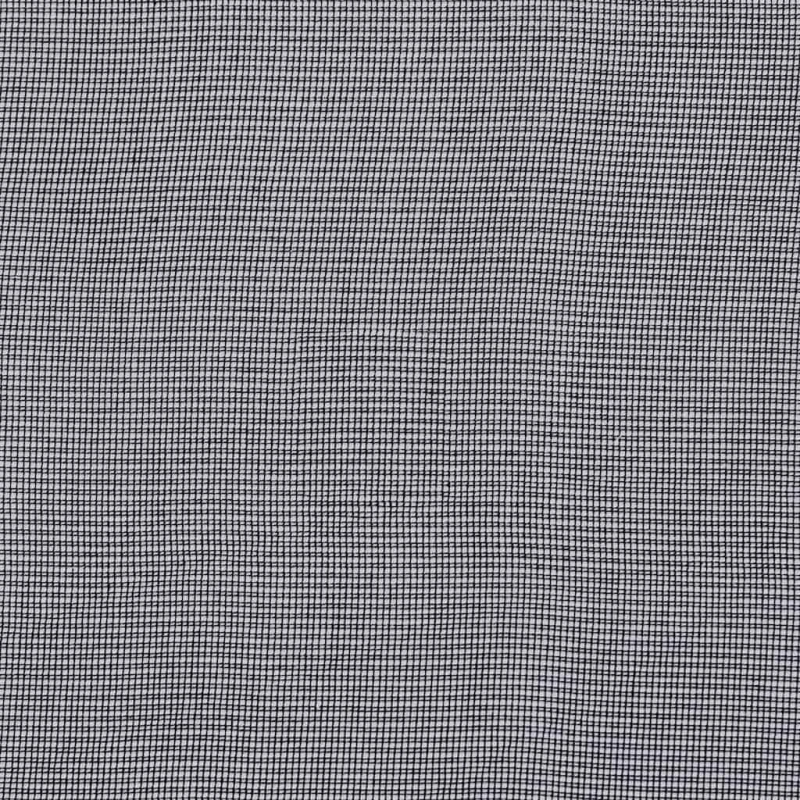 vidaXL voile aizkari ar starplikām, 2 gab., melni, 140x140 cm