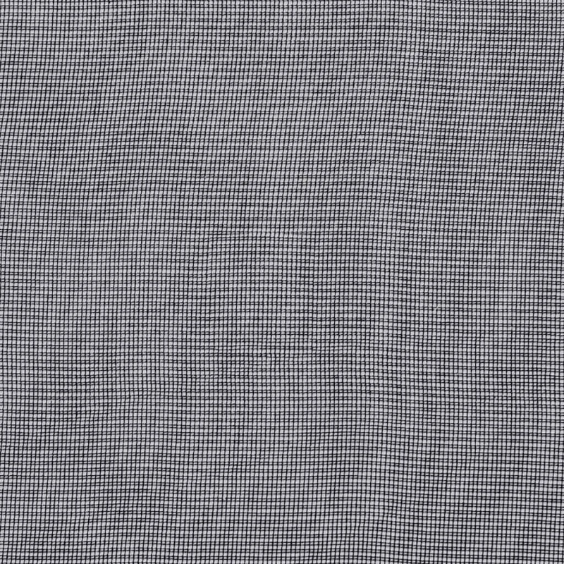 vidaXL voile aizkari ar starplikām, 2 gab., melni, 140x175 cm