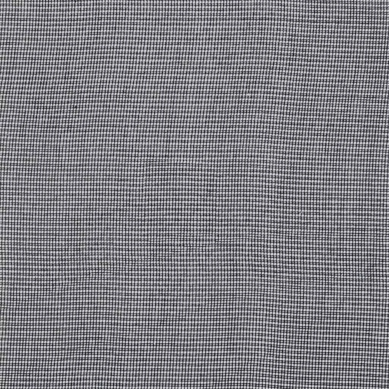 vidaXL voile aizkari ar starplikām, 2 gab., melni, 140x225 cm