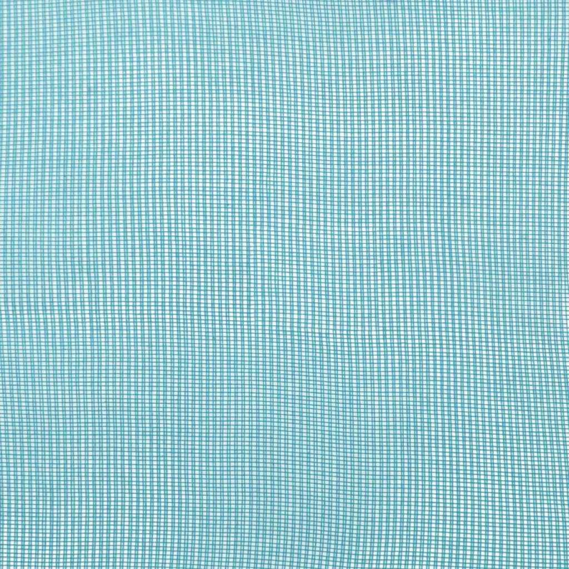 vidaXL voile aizkari ar starplikām, 2 gab., tirkīzzili