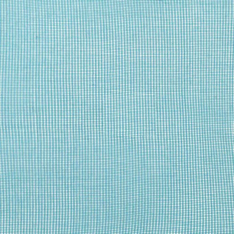 vidaXL voile aizkari ar starplikām, 2 gab., tirkīzzili